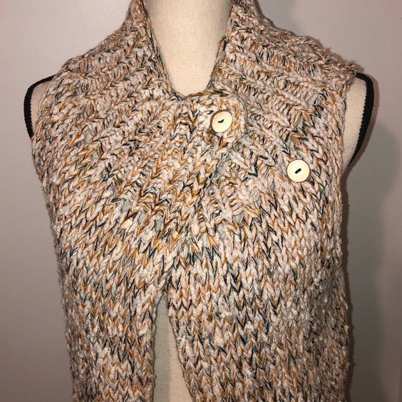 Anthropologie Knitted & Knotted sweater cardigan cashmere wool Size M - Picture 3 of 8